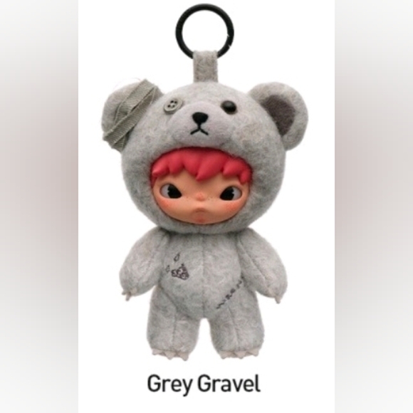 POP MART Accessories - Pop Mart Hirono Hidden Road Vinyl Plush Grey Gravel